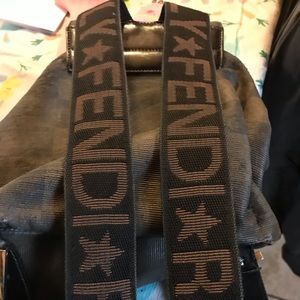 Fendi Chequered Roma backpack